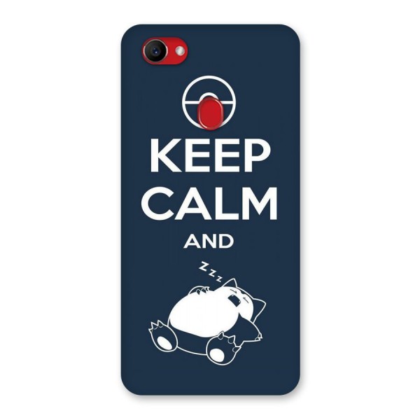 Keep Calm and Sleep Back Case for Oppo F7