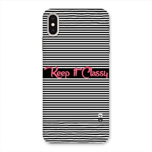 Keep It Classy Back Case for iPhone XS Max