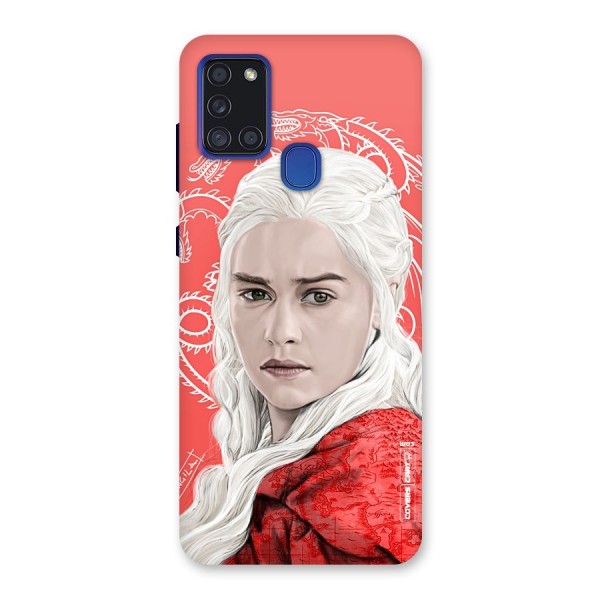 Khaleesi The Living Dragon Back Case for Galaxy A21s