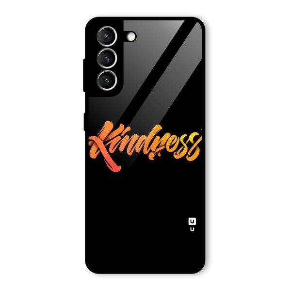 Kindness Glass Back Case for Galaxy S21 5G