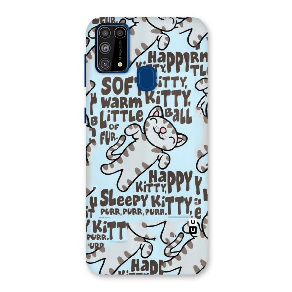 Kitty Pattern Back Case for Galaxy M31