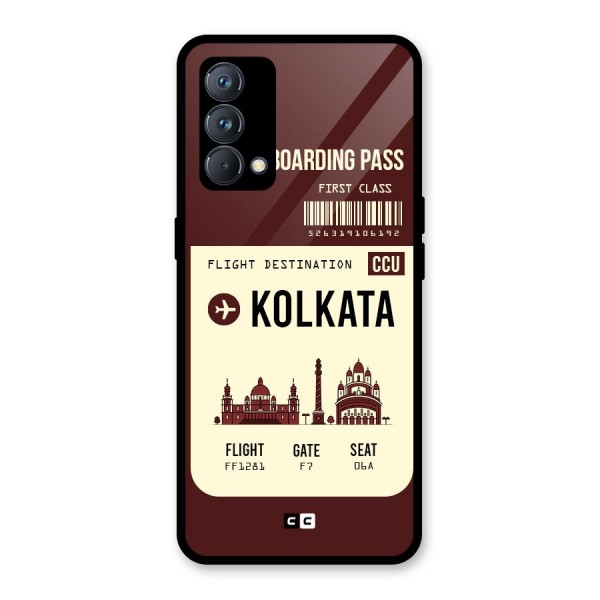 Kolkata Boarding Pass Glass Back Case for Realme GT Master Edition
