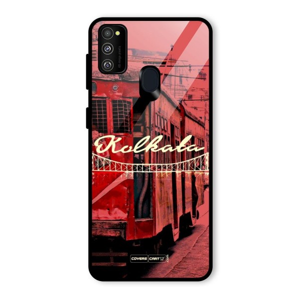 Kolkata Citystyle Glass Back Case for Galaxy M21