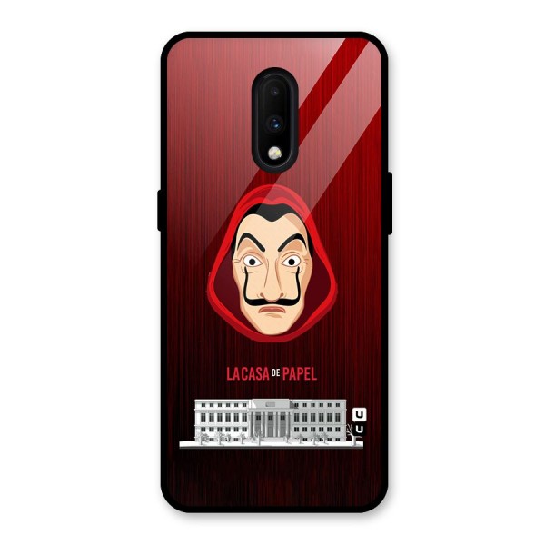 Lacasa Papel Minimalist Glass Back Case for OnePlus 7