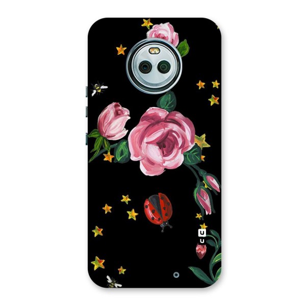 Ladybird And Floral Back Case for Moto X4