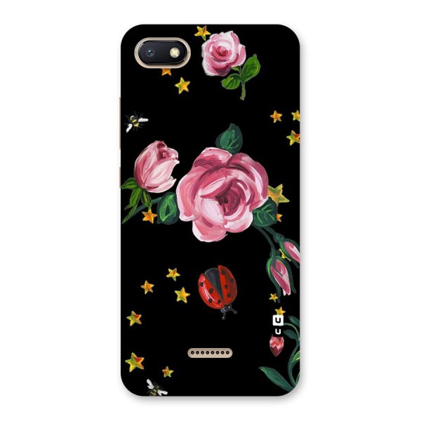 Ladybird And Floral Back Case for Redmi 6A