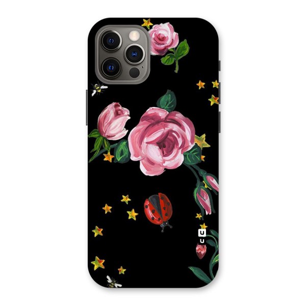 Ladybird And Floral Back Case for iPhone 12 Pro