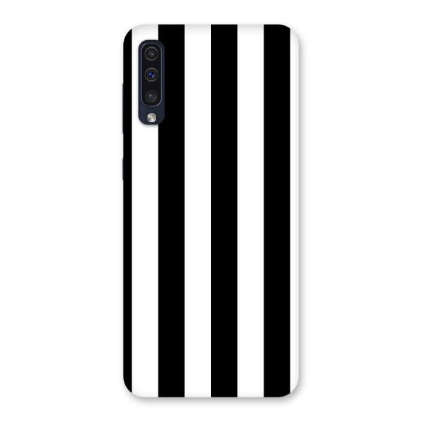 Lavish Black Stripes Back Case for Galaxy A50