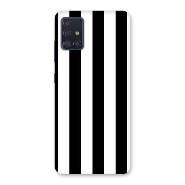 Lavish Black Stripes Back Case for Galaxy A51