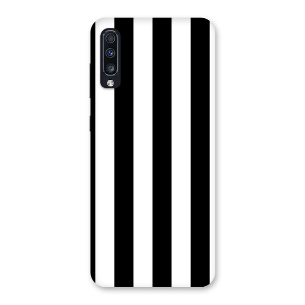 Lavish Black Stripes Back Case for Galaxy A70