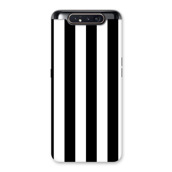 Lavish Black Stripes Back Case for Galaxy A80