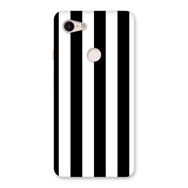 Lavish Black Stripes Back Case for Google Pixel 3 XL