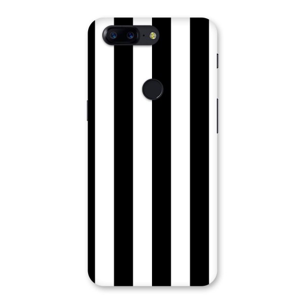 Lavish Black Stripes Back Case for OnePlus 5T