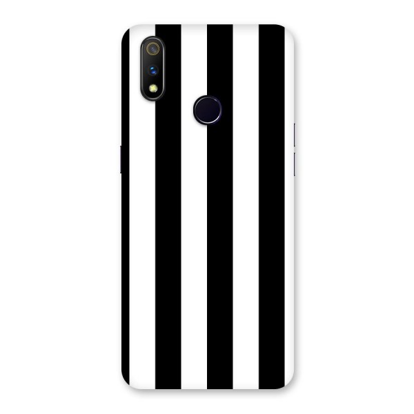 Lavish Black Stripes Back Case for Realme 3 Pro