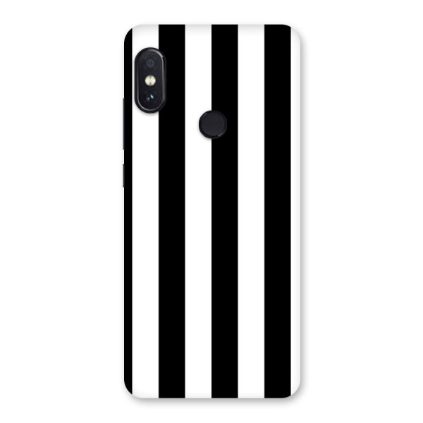 Lavish Black Stripes Back Case for Redmi Note 5 Pro