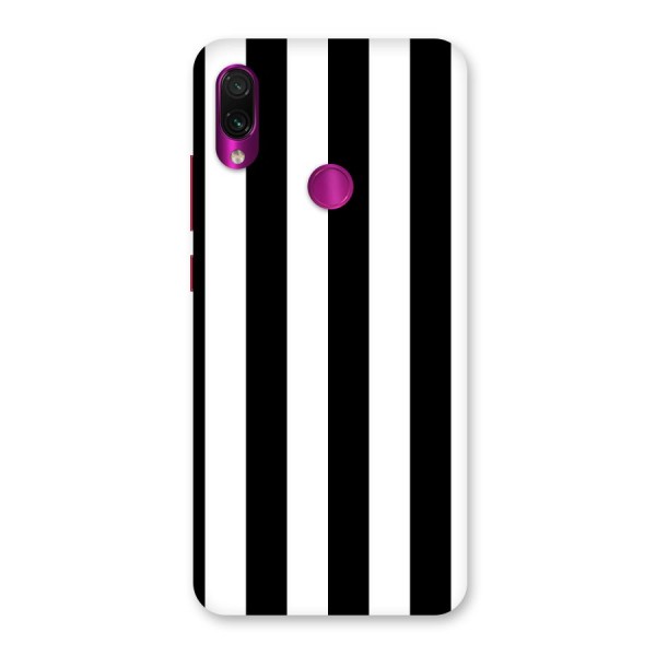Lavish Black Stripes Back Case for Redmi Note 7 Pro
