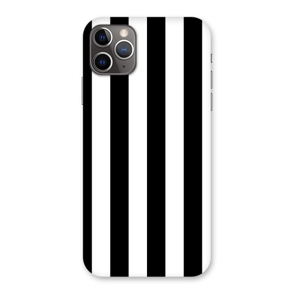 Lavish Black Stripes Back Case for iPhone 11 Pro Max