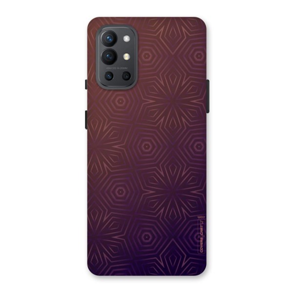 Lavish Purple Pattern Back Case for OnePlus 9R