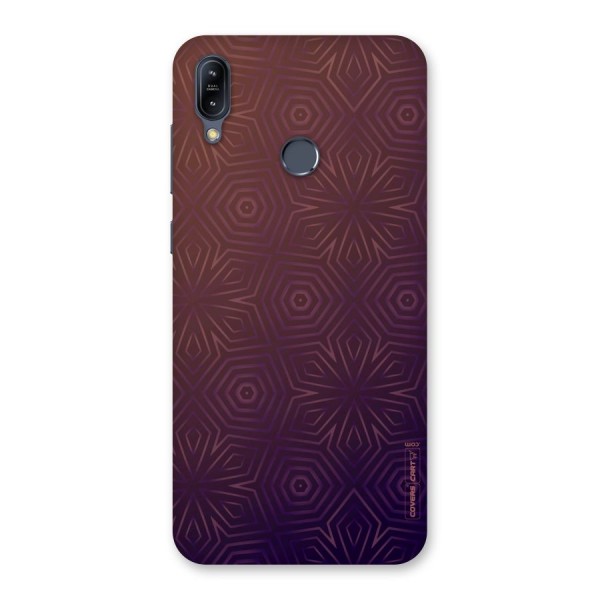 Lavish Purple Pattern Back Case for Zenfone Max M2
