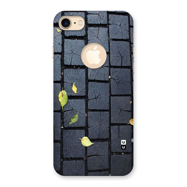 Leaf On Floor Back Case for iPhone 7 Logo Cut