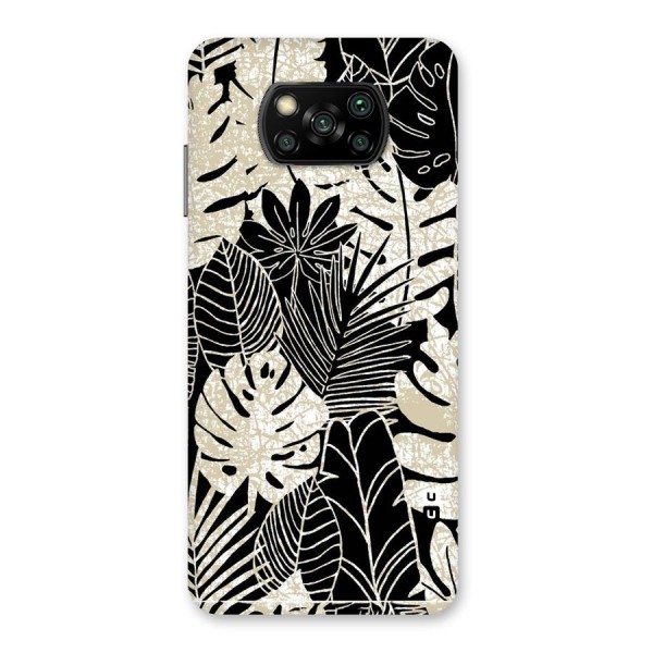 Leaf Pattern Back Case for Poco X3