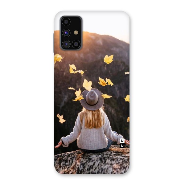 Leaf Rain Sunset Back Case for Galaxy M31s