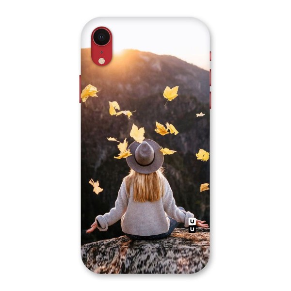 Leaf Rain Sunset Back Case for iPhone XR