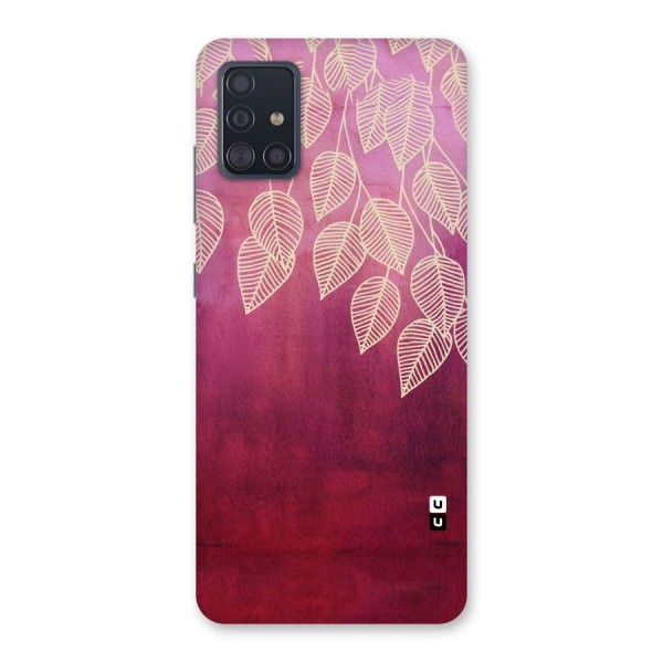 Leafy Outline Back Case for Galaxy A51
