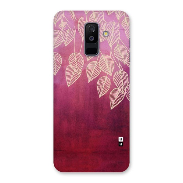 Leafy Outline Back Case for Galaxy A6 Plus