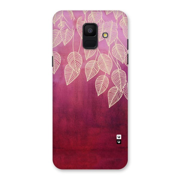 Leafy Outline Back Case for Galaxy A6 (2018)