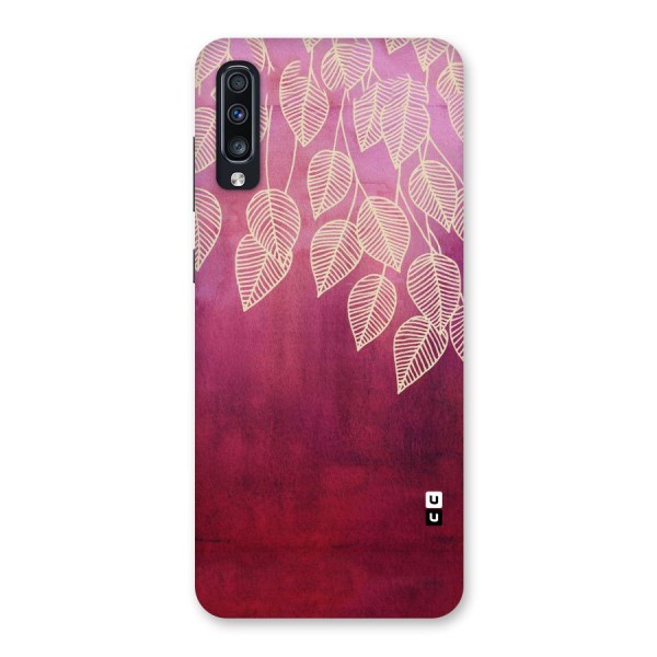 Leafy Outline Back Case for Galaxy A70