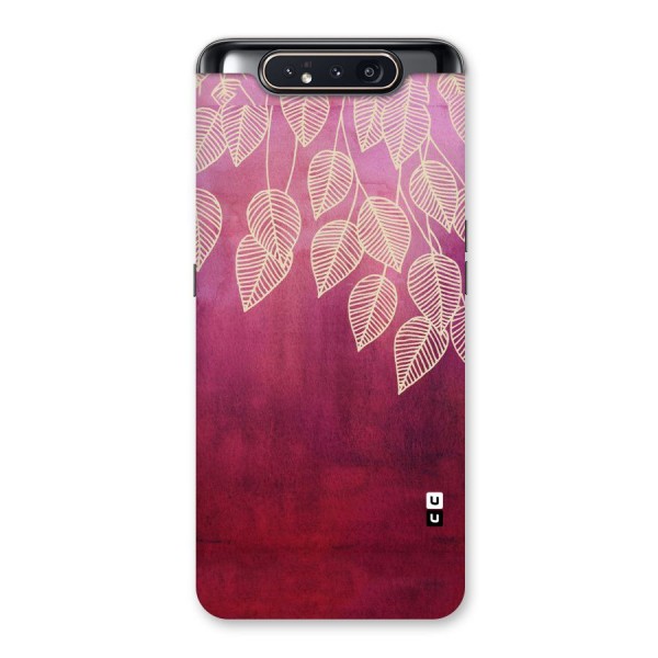 Leafy Outline Back Case for Galaxy A80