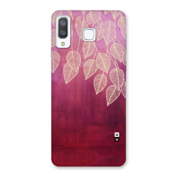 Leafy Outline Back Case for Galaxy A8 Star