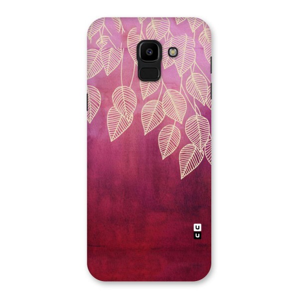 Leafy Outline Back Case for Galaxy J6