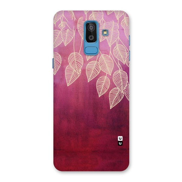 Leafy Outline Back Case for Galaxy J8