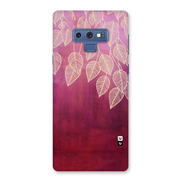 Leafy Outline Back Case for Galaxy Note 9
