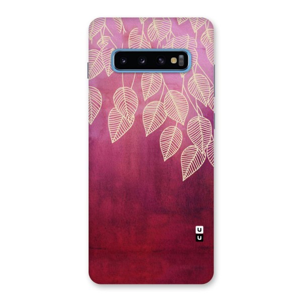Leafy Outline Back Case for Galaxy S10 Plus
