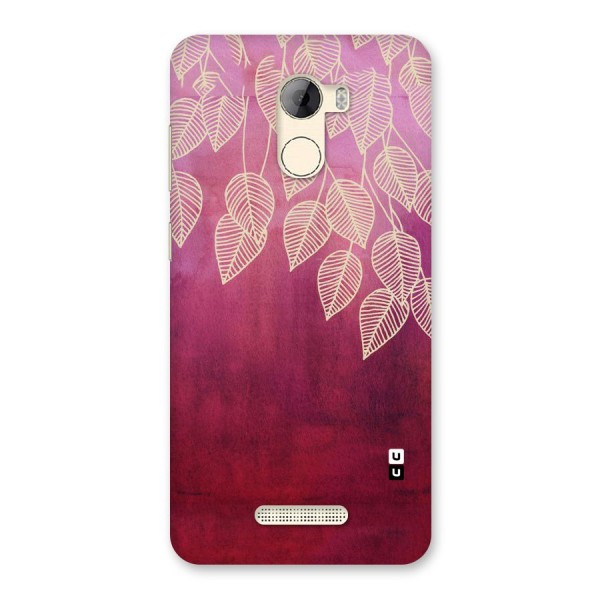 Leafy Outline Back Case for Gionee A1 LIte