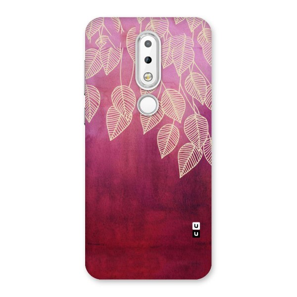 Leafy Outline Back Case for Nokia 6.1 Plus