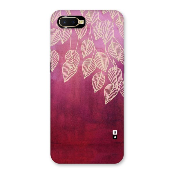 Leafy Outline Back Case for Oppo K1