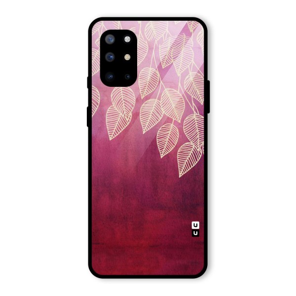 Leafy Outline Glass Back Case for OnePlus 8T
