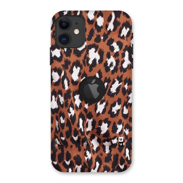 Leapord Design Back Case for iPhone 11 Logo Cut