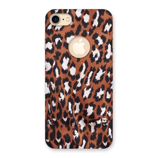 Leapord Design Back Case for iPhone 7 Logo Cut