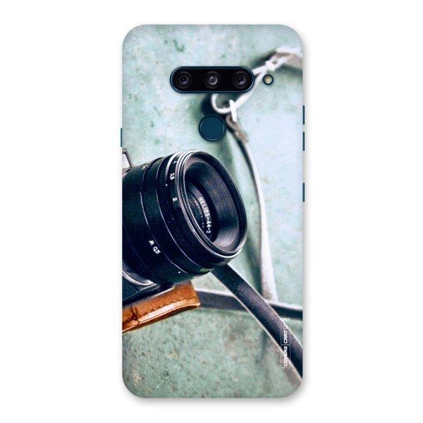 Leather Camera Lens Back Case for LG  V40 ThinQ