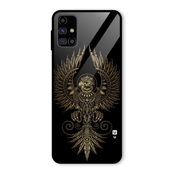 Legendary Phoenix Glass Back Case for Galaxy M31s