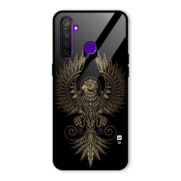 Legendary Phoenix Glass Back Case for Realme 5 Pro