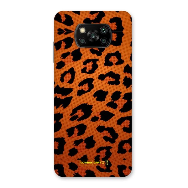 Leopard Back Case for Poco X3