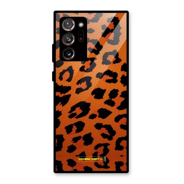 Leopard Glass Back Case for Galaxy Note 20 Ultra