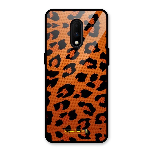 Leopard Glass Back Case for OnePlus 7