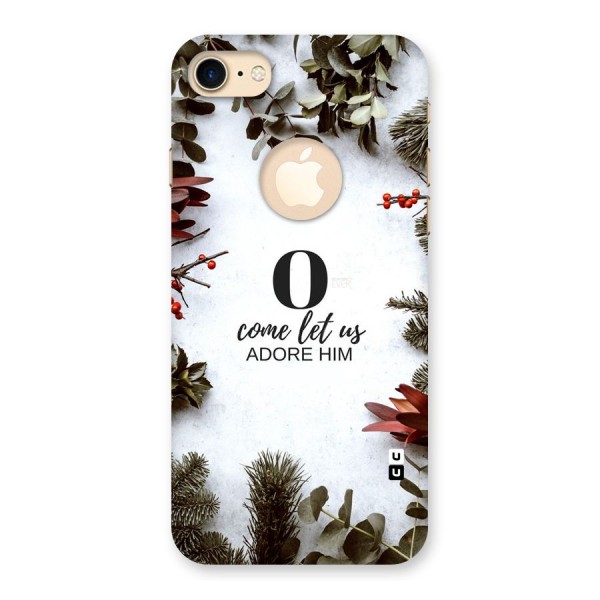 Lets Adore Him Back Case for iPhone 7 Logo Cut